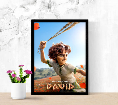 David framed poster