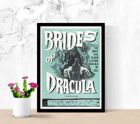 The Brides of Dracula framed poster