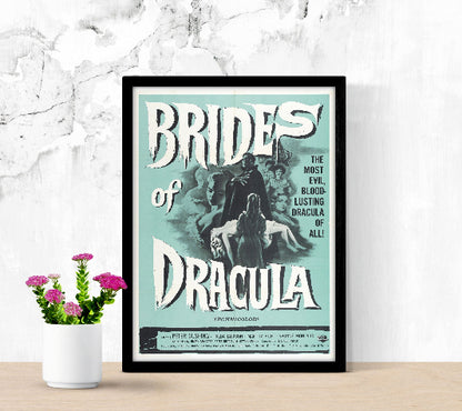 The Brides of Dracula framed poster