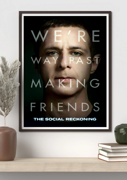 The Social Reckoning framed poster