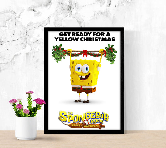 The Spongebob Movie Search For Squareparts framed poster