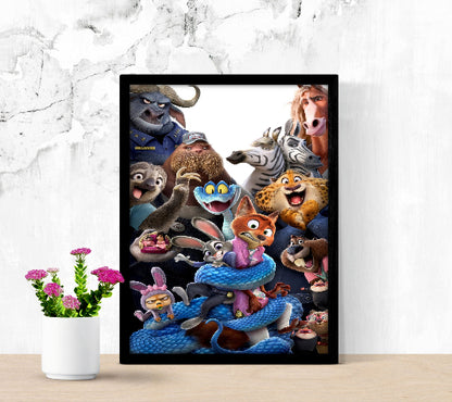 Zootopia 2 framed poster