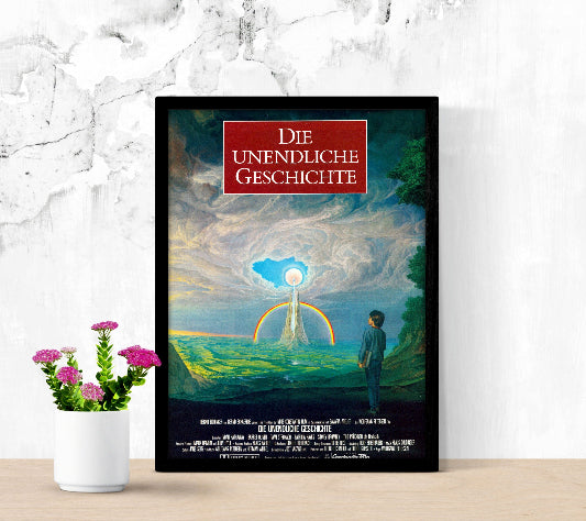 Die Undenliche Geschichte framed poster