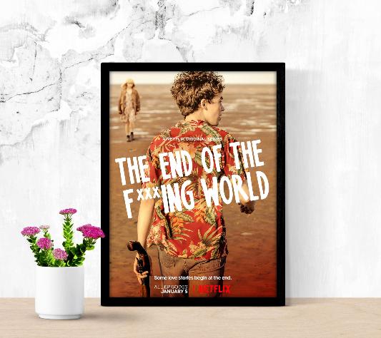 The End of the F***ing World framed poster