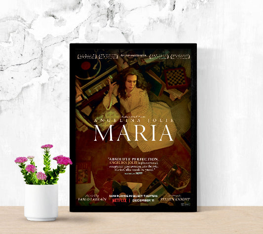 Maria framed poster