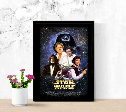 Star Wars Episode VI Return of The Jedi framed poster