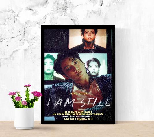 Jung Kook I am Still framed poster