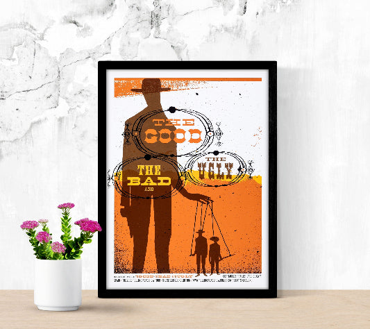 The Good The Bad and The Ugly framed poster