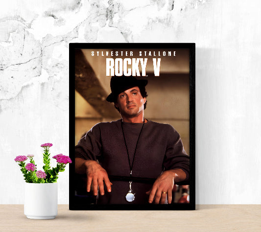Rocky V framed poster