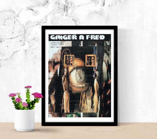 Ginger e Fred framed poster