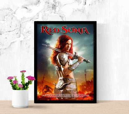 Red Sonja framed poster