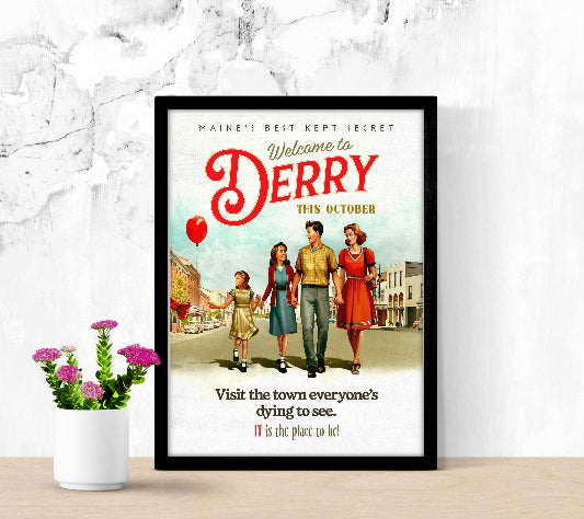 It Welcome To Derry framed poster