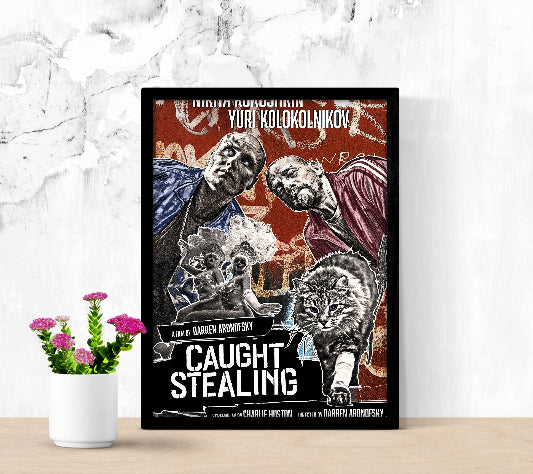 Caught Stealing framed poster
