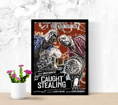Caught Stealing framed poster
