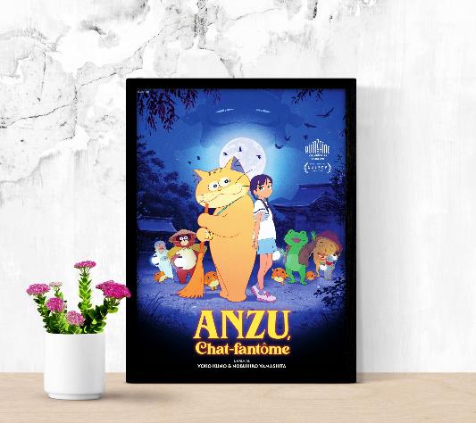 Anzu Chat-Fantome framed poster