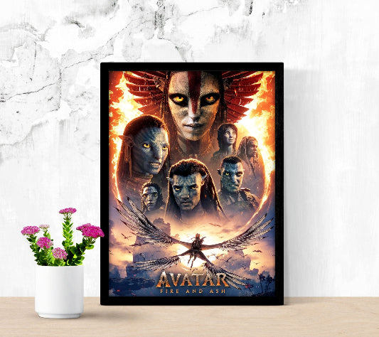 Avatar Fire and Ash framed poster