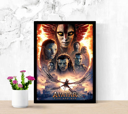Avatar Fire and Ash framed poster