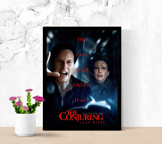 The Conjuring Last Rites framed poster