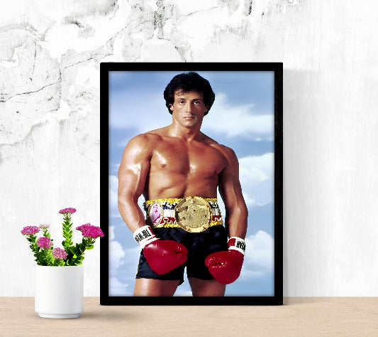 Rocky III framed poster