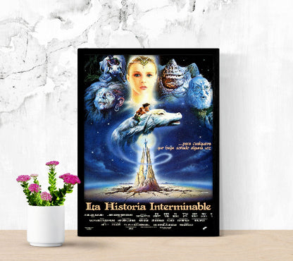 La historia interminable framed poster