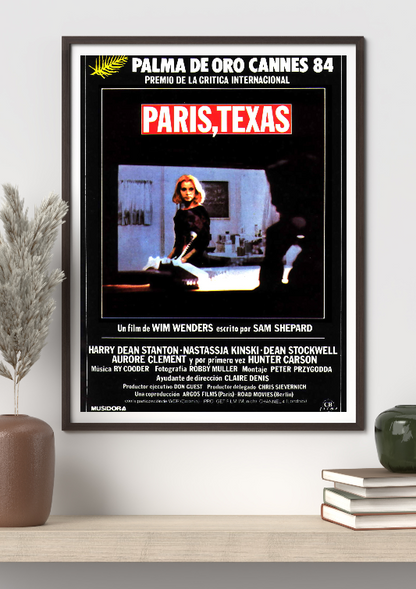 Paris Texas framed poster