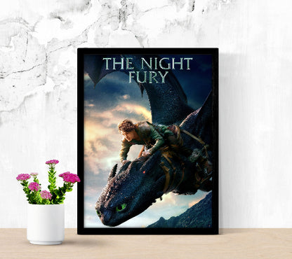 How To Train Your Dragon framed poster