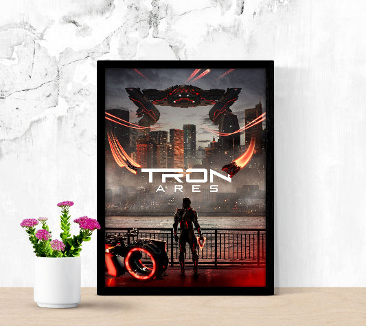 Tron Ares framed poster