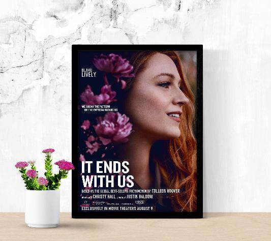 It Ends With Us framed poster