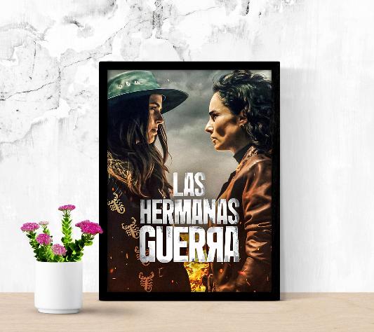 Las hermanas guerra framed poster