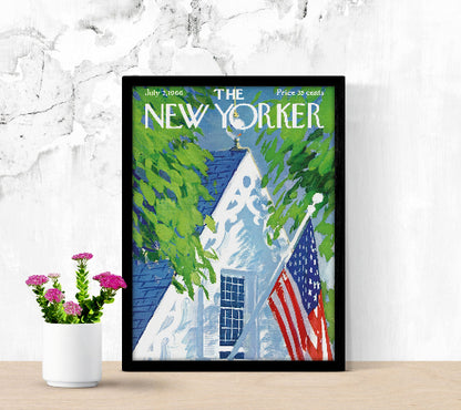 The New Yorker 2 July Sept 1966 framed poster