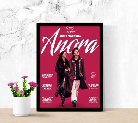 Anora framed poster