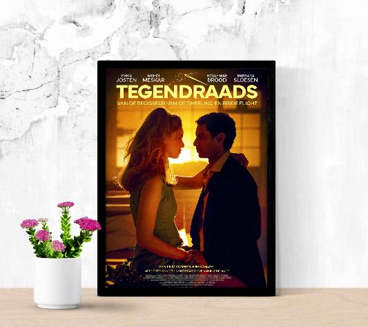 Tegendraads framed poster