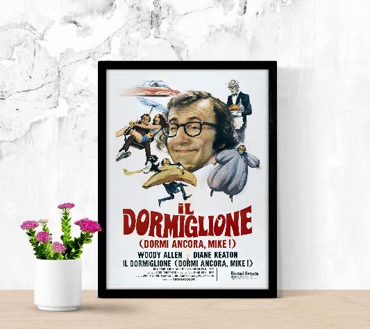 Il dormiglione framed poster