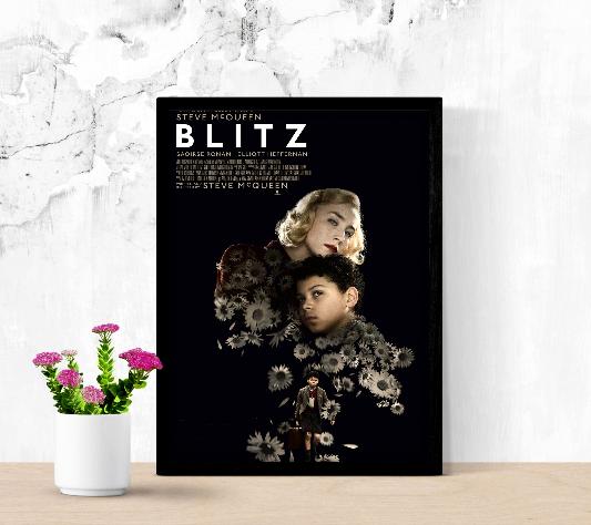 Blitz framed poster