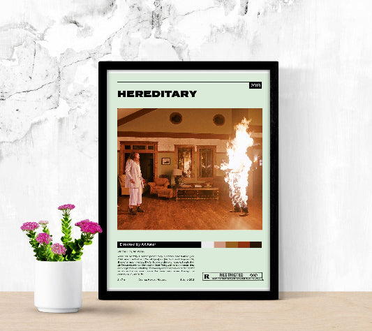 Hereditary Minimalist framed poster