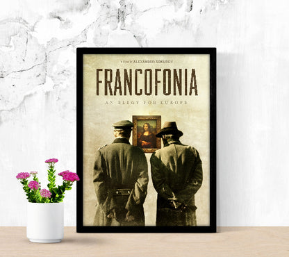 Francofonia framed poster