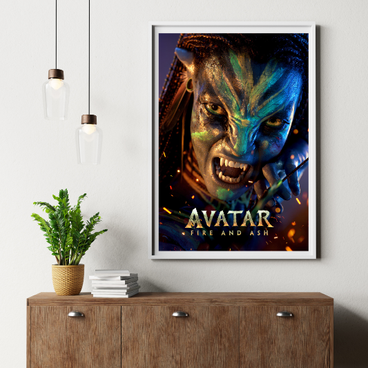 Avatar Fire and Ash framed poster