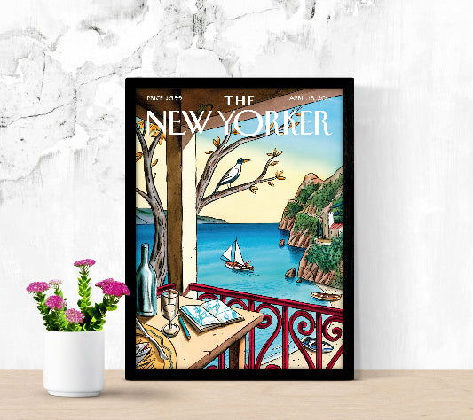 The New Yorker April 18 2011 framed poster