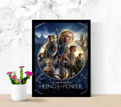 The Rings of Power framed poster