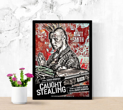 Caught Stealing framed poster