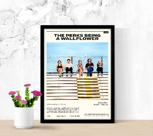 The Perks Beeing a Wallflower Minimalist framed poster