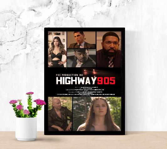 Highway 905 framed poster