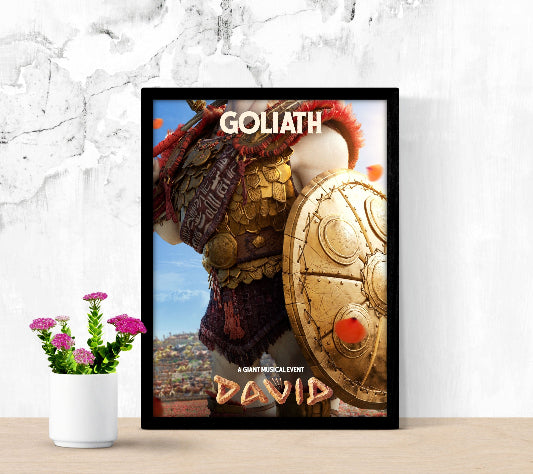 David framed poster