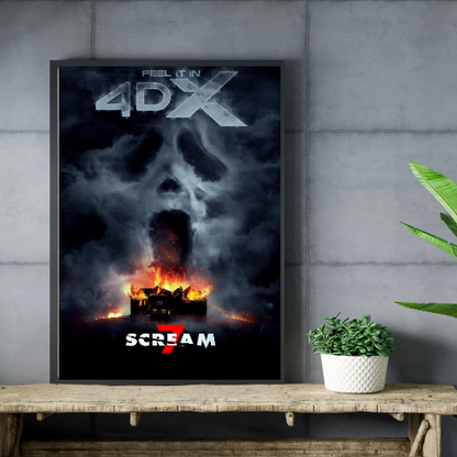Scream 7 framed poster