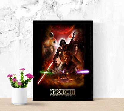 Star Wars Episode III Revenge of The Sith framed poster