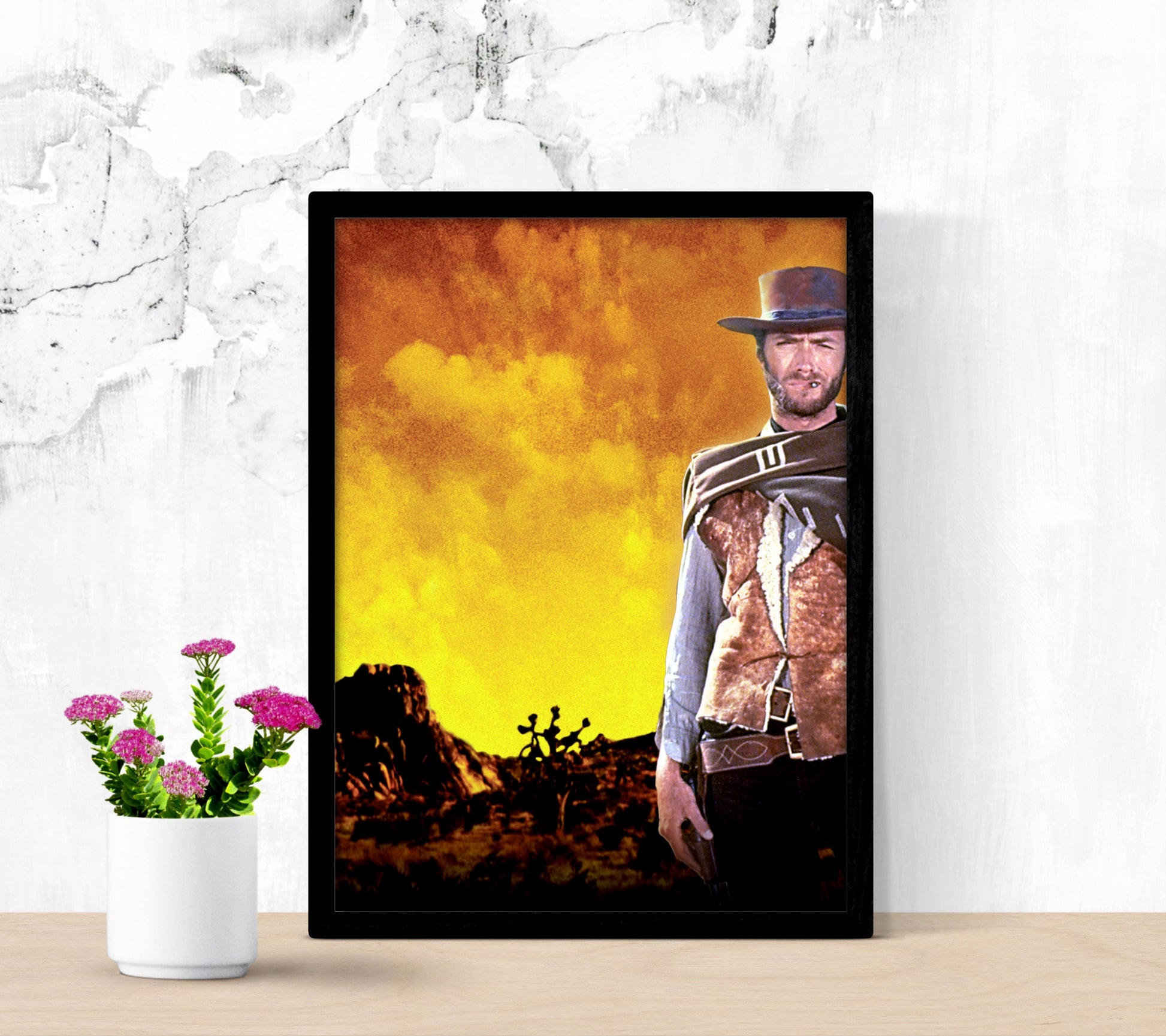 Clint Eastwood The Good The Bad and The Ugly framed poster