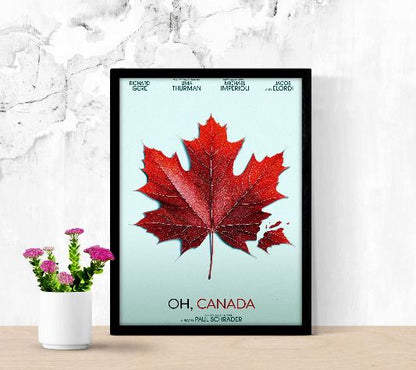 Oh Canada framed poster