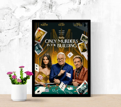 Only Murders In The Building framed poster