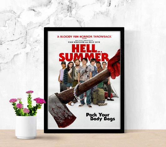Hell of Summer framed poster