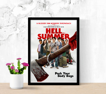 Hell of Summer framed poster